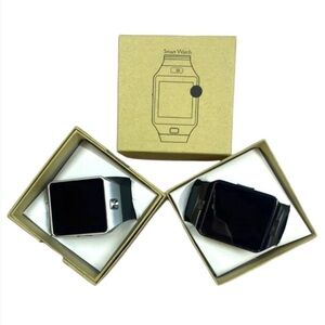 Smart Watch with Black and Silver Finish BRAND NEW